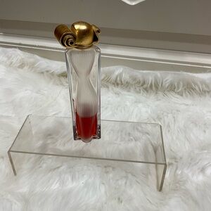 1996 Givenchy Organza Elegant Gold and Red Perfume Bottle